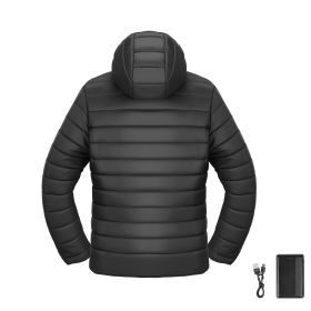 Heated Jacket for Women with 7.4V Battery, Soft Shell Electric Heating Coat, Windproof Lightweight Outerwear with 4 Heating Zones & 3 Heat Settin (Clothing Size: Size L, Clothing Style: Women's Style)